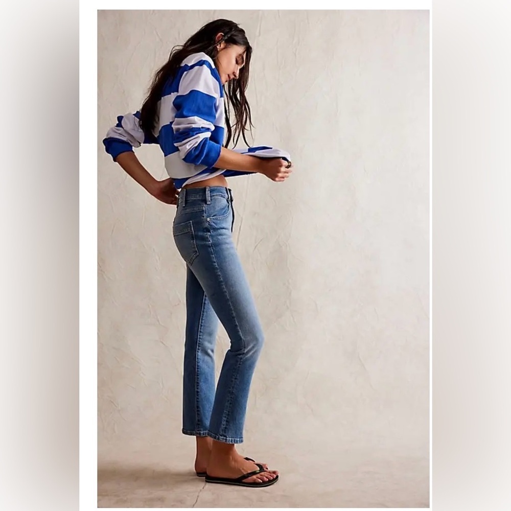 Free People We The Free Low Maintenance Mid Rise Crop Boot - Picture 2 of 11